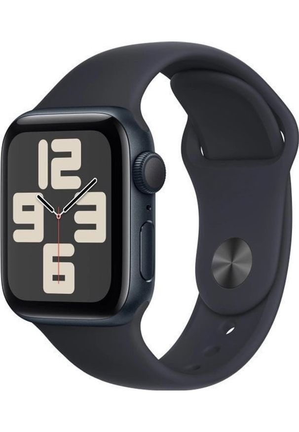 APPLE - Smartwatch Apple Watch SE GPS + Cellular 40mm Midnight Alu Sport S/M Granatowy (MXGC3QN/A). Rodzaj zegarka: smartwatch. Kolor: niebieski. Styl: sportowy