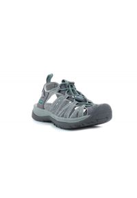 keen - Buty do chodzenia damskie Keen Whisper. Kolor: szary. Materiał: materiał, syntetyk. Sport: turystyka piesza