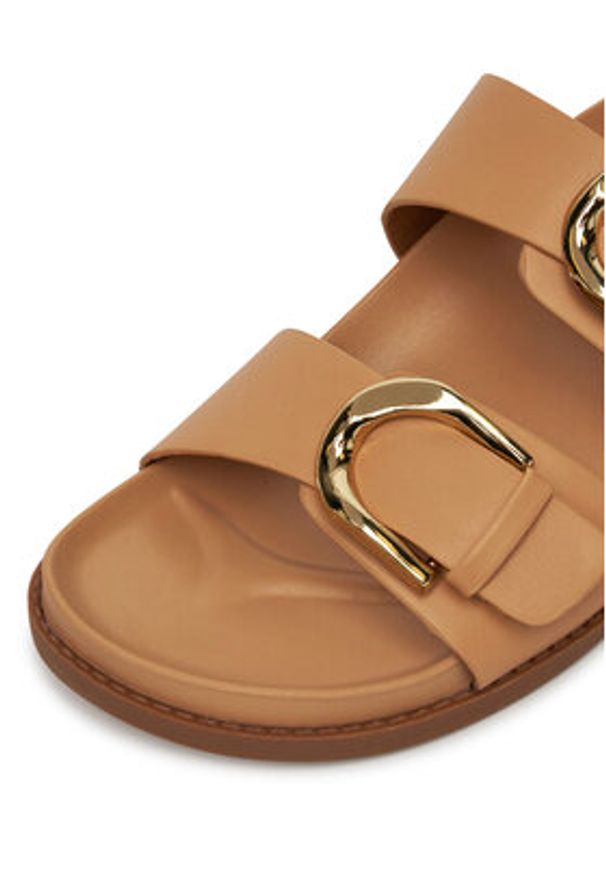 DeeZee Klapki 3Y8431-56 Beżowy. Kolor: beżowy. Materiał: syntetyk, materiał