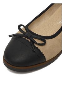 Rieker Baleriny 45358-60 Beżowy. Kolor: beżowy. Materiał: materiał #4