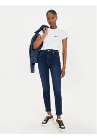 Karl Lagerfeld Jeans T-Shirt 241J1700 Biały Slim Fit. Kolor: biały. Materiał: bawełna #2