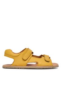 Froddo Sandały Barefoot Flexy Mini G3150270-4 S Żółty. Kolor: żółty. Materiał: skóra #1