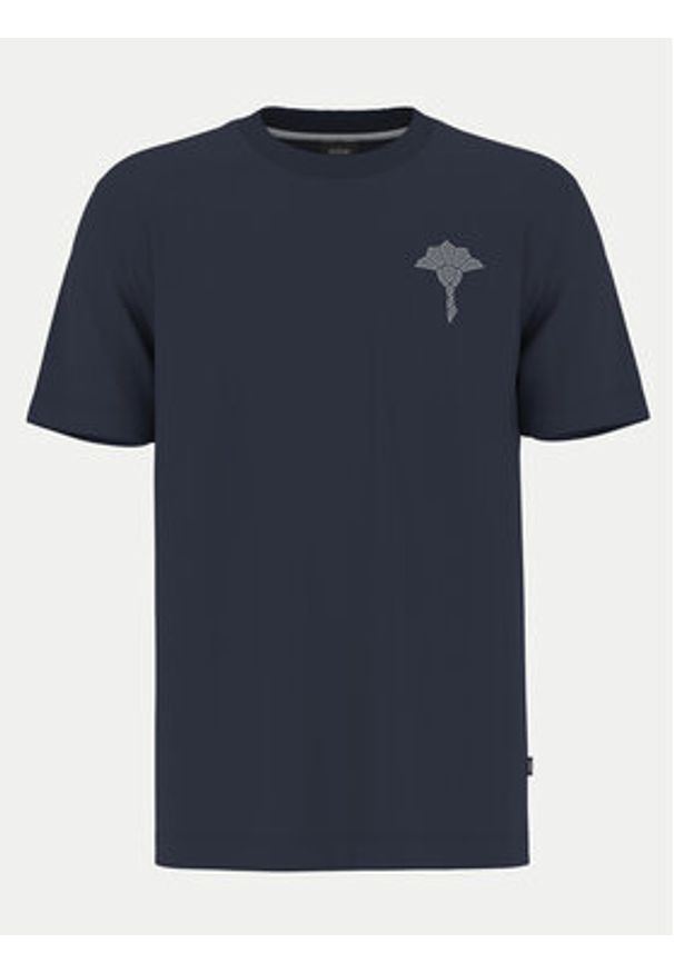 JOOP! T-Shirt 17 JJ-03Brisko 10017941 30044674 Granatowy Regular Fit. Kolor: niebieski. Materiał: bawełna