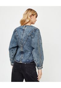 ISABEL MARANT - Jeansowa bluzka Ulinae. Kolor: niebieski. Materiał: jeans. Długość: długie. Wzór: aplikacja #5