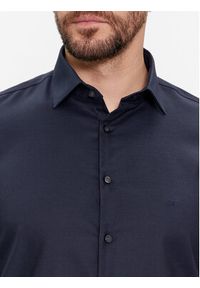 Calvin Klein Koszula K10K112100 Granatowy Slim Fit. Kolor: niebieski. Materiał: bawełna #3