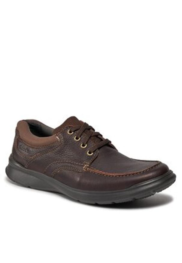 Clarks Półbuty Cotrell Edge 261198037 Brązowy. Kolor: brązowy. Materiał: skóra