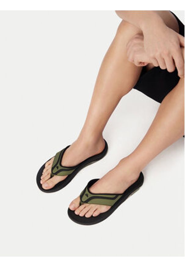 Quiksilver Japonki EO-BRANTON III CQ10124MG Zielony. Kolor: zielony. Materiał: syntetyk