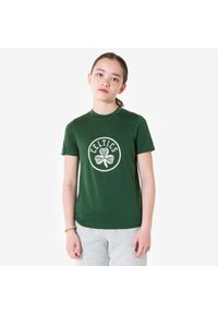 TARMAK - Koszulka do koszykówki dla dzieci Tarmak NBA TS 900. Kolor: zielony. Materiał: materiał, poliester. Sport: koszykówka