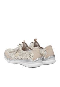 Rieker Sneakersy CEO-L3252-92 Beżowy. Kolor: beżowy. Materiał: skóra #6