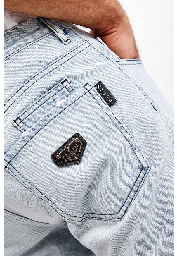 Philipp Plein - Spodenki jeansowe PHILIPP PLEIN. Materiał: jeans