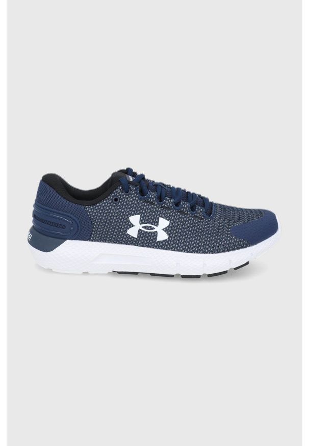Under Armour - Buty Charged Rogue. Nosek buta: okrągły. Zapięcie: sznurówki. Kolor: niebieski. Sport: bieganie
