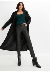 bonprix - Cienki sweter z miękkiej mieszanki wiskozy. Kolor: zielony. Materiał: wiskoza. Styl: elegancki #3