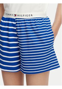TOMMY HILFIGER - Tommy Hilfiger Piżama UW0UW05760 Niebieski Regular Fit. Kolor: niebieski. Materiał: bawełna #3