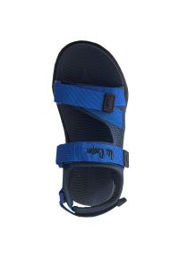 Sandały Lee Cooper LCW-24-34-2602K niebieskie. Zapięcie: rzepy. Kolor: niebieski. Materiał: guma, materiał. Sezon: lato