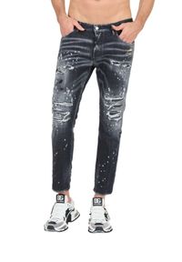 DSQUARED2 Czarne jeansy Skater Jean. Kolor: czarny #4