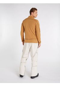 Koszulka męska Protest HUMANS 1/4 zip top. Kolor: brązowy, żółty, pomarańczowy, wielokolorowy