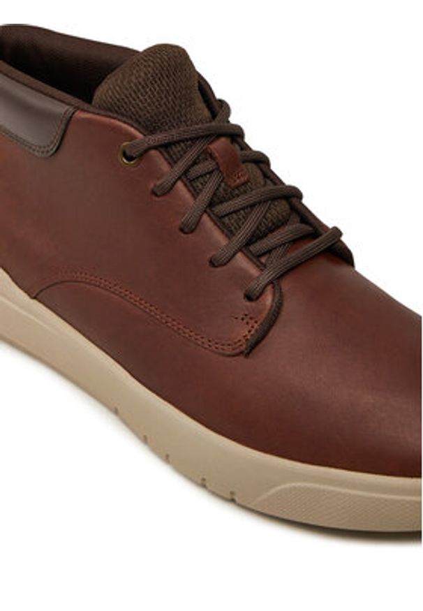 Timberland Sneakersy SENECA BAY CHUKKA BOOT TB0A5UVN2011 Brązowy. Kolor: brązowy. Materiał: skóra