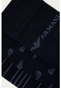 Emporio Armani Underwear - Emporio Armani - Skarpetki (3-pack). Kolor: niebieski #2