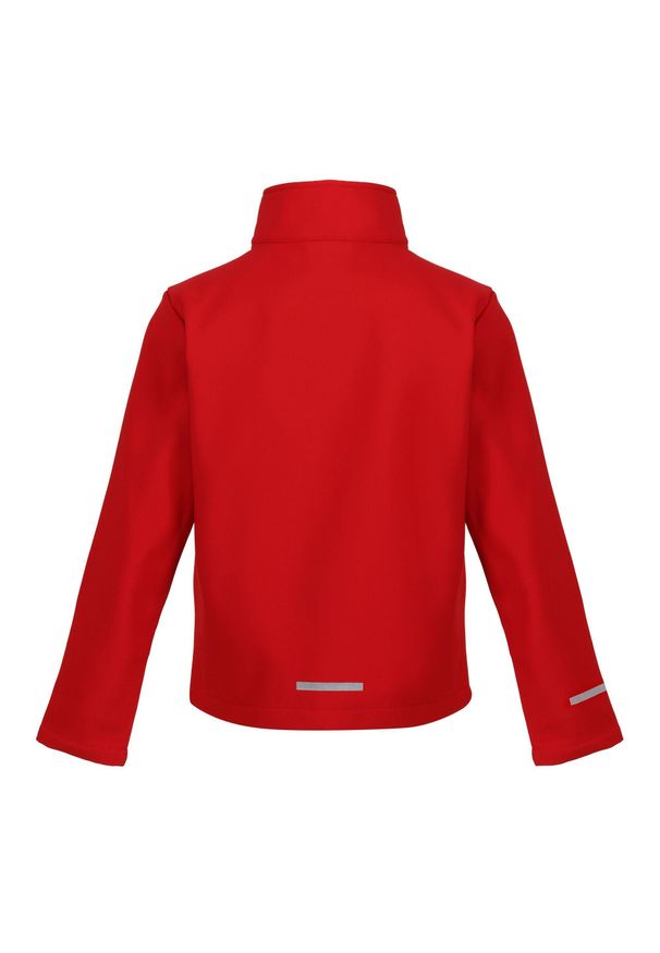 Regatta - Kurtka Softshellowa Dziecięca 2 Warstwy. Kolor: czerwony, wielokolorowy, czarny