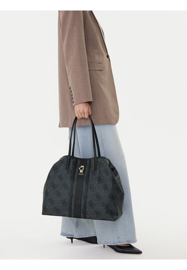 Guess Torebka Erenia HWSO78 38240 Szary. Kolor: szary. Materiał: skórzane