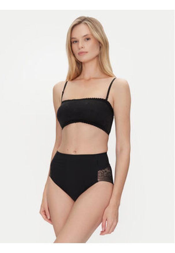 YSABEL MORA - Ysabel Mora Figi klasyczne z wysokim stanem 19617 Czarny. Stan: podwyższony. Kolor: czarny. Materiał: syntetyk