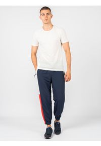 TOMMY HILFIGER - Tommy Jeans Spodnie | DM0DM12761 | Mężczyzna | Biały, Czerwony, Granatowy. Kolor: czerwony, biały, wielokolorowy, niebieski. Materiał: poliamid. Wzór: aplikacja