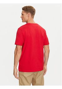 TOMMY HILFIGER - Tommy Hilfiger T-Shirt Essential MW0MW37267 Czerwony Regular Fit. Kolor: czerwony. Materiał: bawełna #5