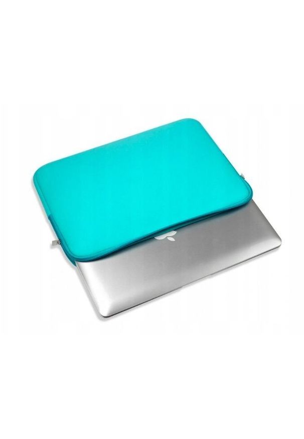 NoName - TORBA ETUI POKROWIEC NA LAPTOPA MACBOOK PRO AIR 13 MIĘTOWA MINT. Kolor: miętowy