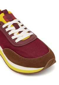 Weekend Max Mara Sneakersy 2615761054650 Bordowy. Kolor: czerwony. Materiał: skóra #4