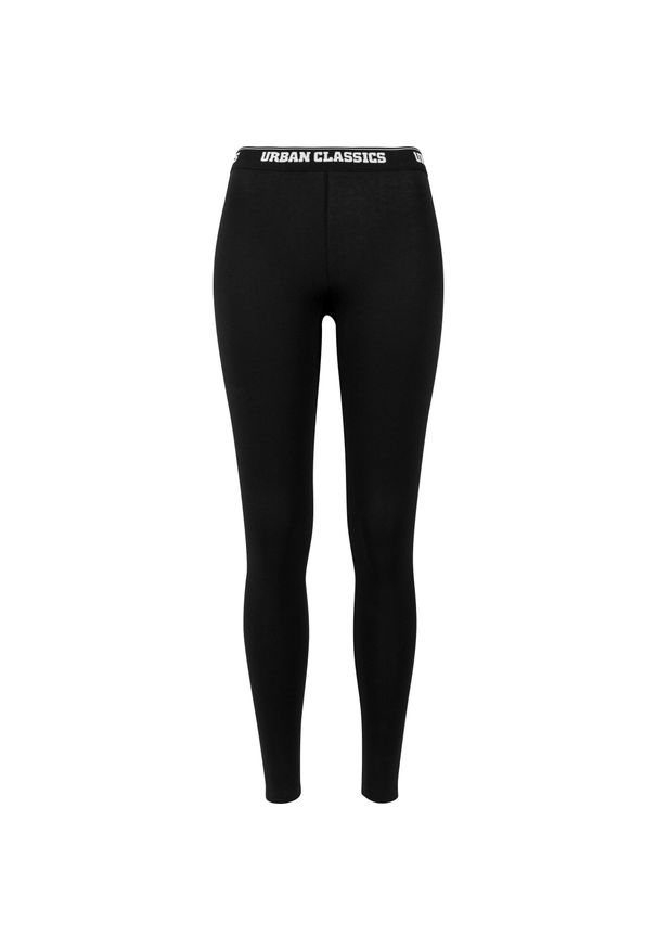 Urban Classics - Damskie klasyczne legginsy miejskie. Kolor: czarny