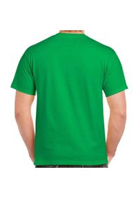 GILDAN - Ultra Bawełniana Koszulka Unisex Dla Dorosłych. Kolor: zielony. Materiał: bawełna