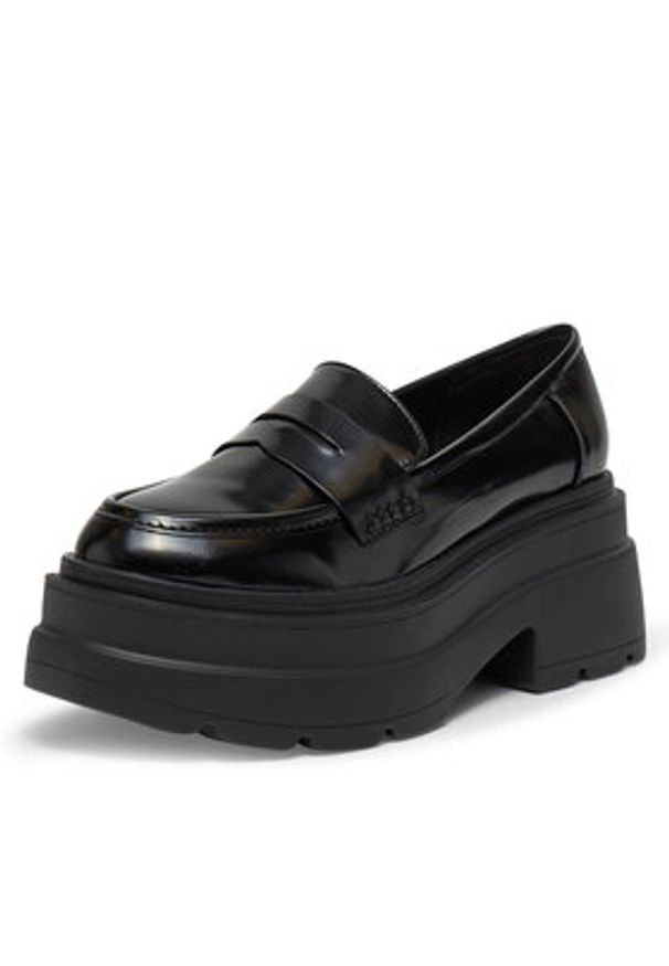 DeeZee Loafersy ST0242613-1 Czarny. Kolor: czarny. Materiał: materiał, syntetyk