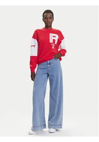 Pepe Jeans Bluza Red Bull Racing Panel Team RL580010 Czerwony Relaxed Fit. Kolor: czerwony. Materiał: bawełna #5