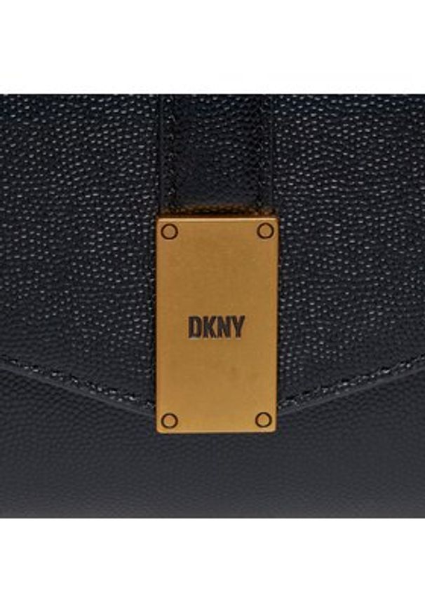 DKNY Torebka Conner R343RB25 Czarny. Kolor: czarny. Materiał: skórzane