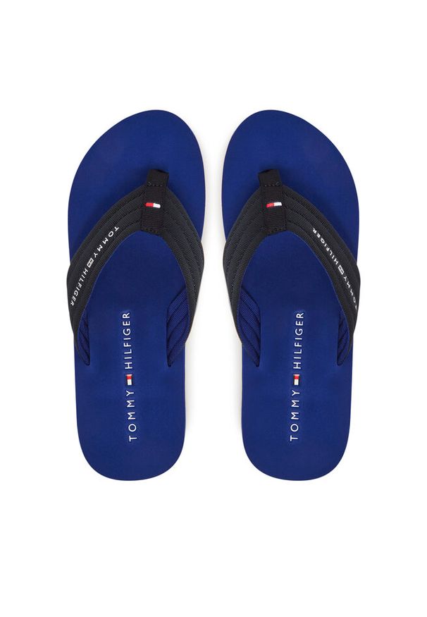 TOMMY HILFIGER - Japonki Tommy Hilfiger. Kolor: niebieski