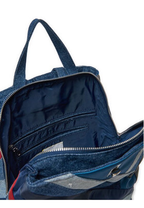 Desigual Plecak 24WAKD02 Niebieski. Kolor: niebieski. Materiał: materiał