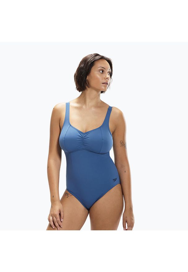 Strój pływacki jednoczęściowy damski Speedo AquaNite Shaping. Kolor: niebieski