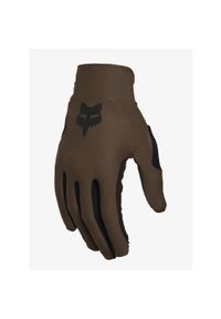 FOX - Rękawiczki rowerowe męskie Fox Flexair Glove. Kolor: brązowy