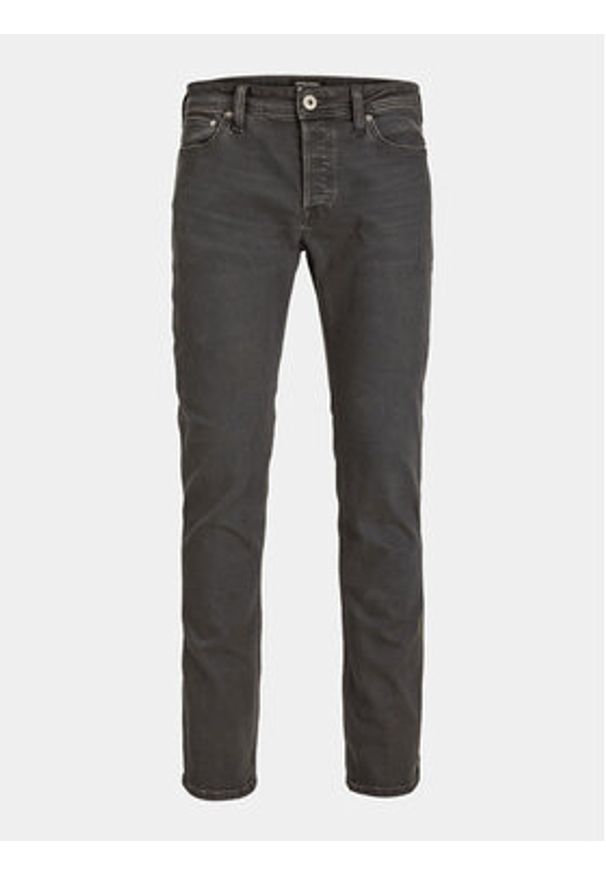 Jack & Jones Jeansy Tim 12249041 Szary Slim Fit. Kolor: szary