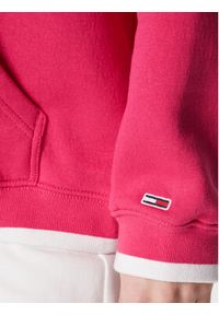 Tommy Jeans Bluza Collegiate 85 DW0DW14860 Różowy Oversize. Kolor: różowy. Materiał: syntetyk