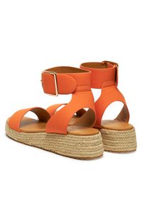 DeeZee Espadryle QS276-1 Pomarańczowy. Kolor: pomarańczowy. Materiał: syntetyk, materiał #4