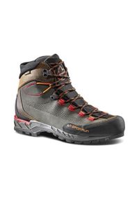 LA SPORTIVA - Buty trekkingowe męskie La Sportiva Trango Tech Gtx. Wysokość cholewki: za kostkę. Zapięcie: sznurówki. Kolor: szary. Materiał: syntetyk, skóra, materiał. Szerokość cholewki: normalna. Sport: turystyka piesza