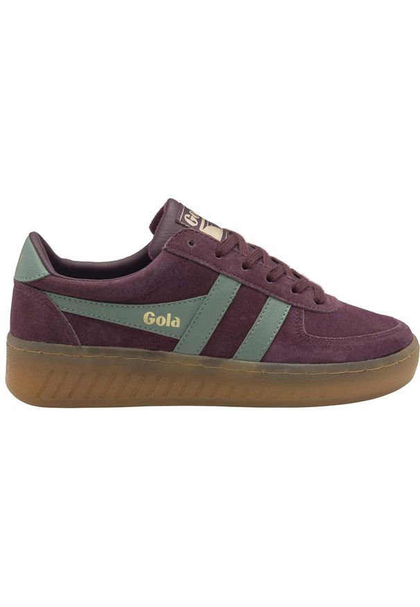 Sneakersy damscy Gola Grandslam Suede Trainer. Kolor: fioletowy. Materiał: zamsz