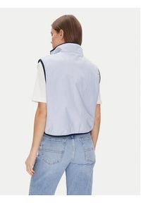 Tommy Jeans Bezrękawnik Tjw Reversible Teddy Vest DW0DW20233 Błękitny Regular Fit. Kolor: niebieski. Materiał: syntetyk. Długość rękawa: bez rękawów #7