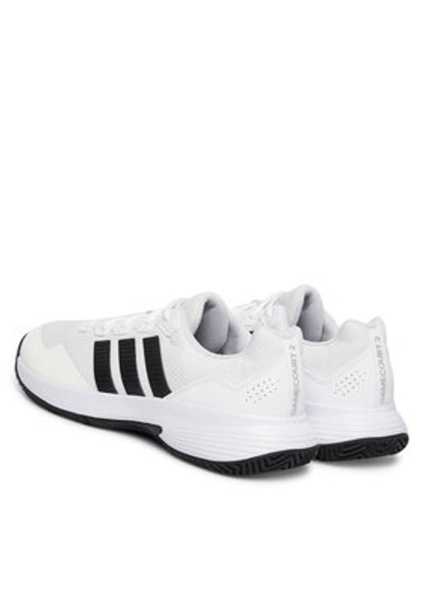 Adidas - adidas Buty do tenisa Gamecourt 2 M KI0781 Biały. Kolor: biały. Materiał: materiał. Sport: tenis