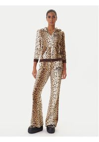 Juicy Couture Spodnie dresowe JCGBJ225013A Beżowy Regular Fit. Kolor: beżowy. Materiał: bawełna #2