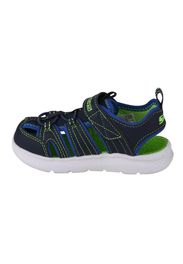 skechers - Skechers C-Flex Sandal 2.0 Heat Blast, dla chłopca, sandały, Granatowe. Kolor: niebieski. Materiał: syntetyk