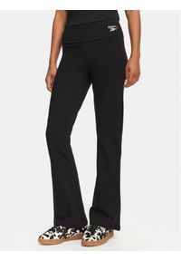 Reebok Legginsy Minka RK25702CCW Czarny Slim Fit. Kolor: czarny. Materiał: bawełna #1