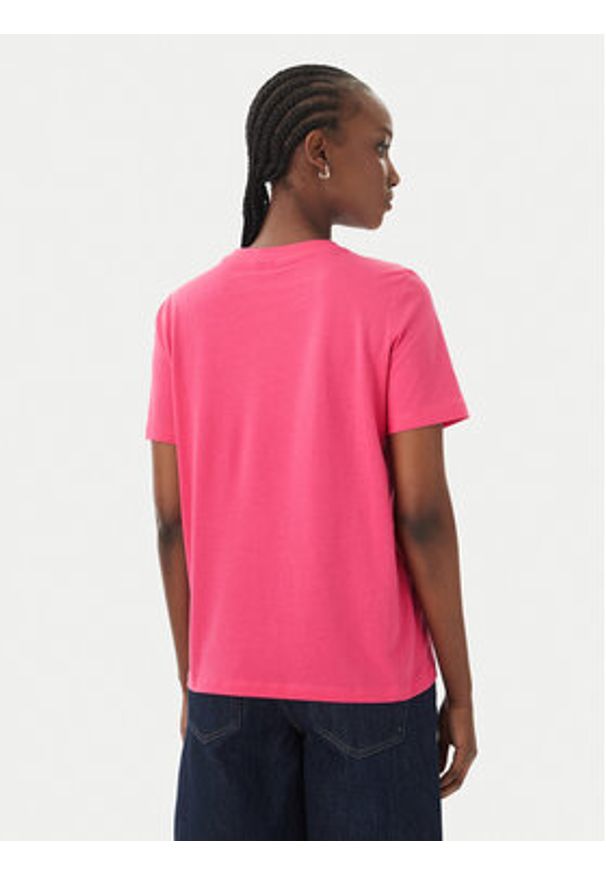 Vero Moda T-Shirt Paulina 10316991 Różowy Regular Fit. Kolor: różowy. Materiał: bawełna