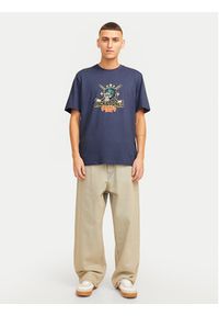 Jack & Jones - Jack&Jones T-Shirt Eight Skull 12264841 Granatowy Standard Fit. Kolor: niebieski. Materiał: bawełna #4